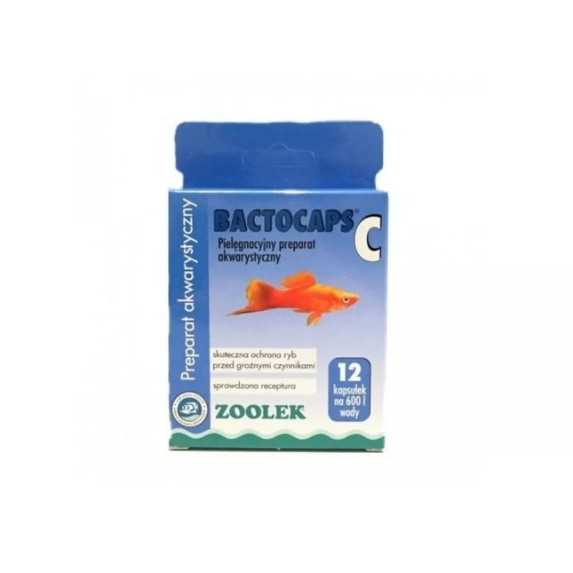 Akvariumo priežiūros priemonė Bactocaps C, 12 kaps.