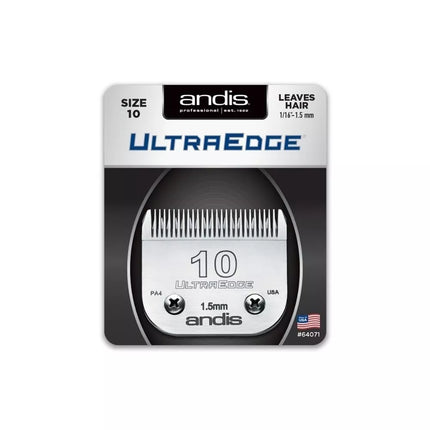 Andis plaukų kirpimo peiliukai UltraEdge Size 10, 1/16" - 1.5 mm