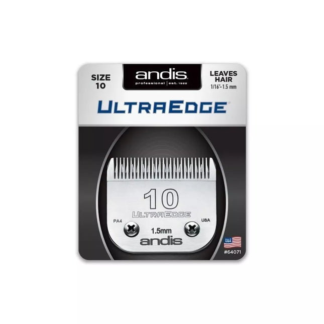 Andis plaukų kirpimo peiliukai UltraEdge Size 10, 1/16" - 1.5 mm