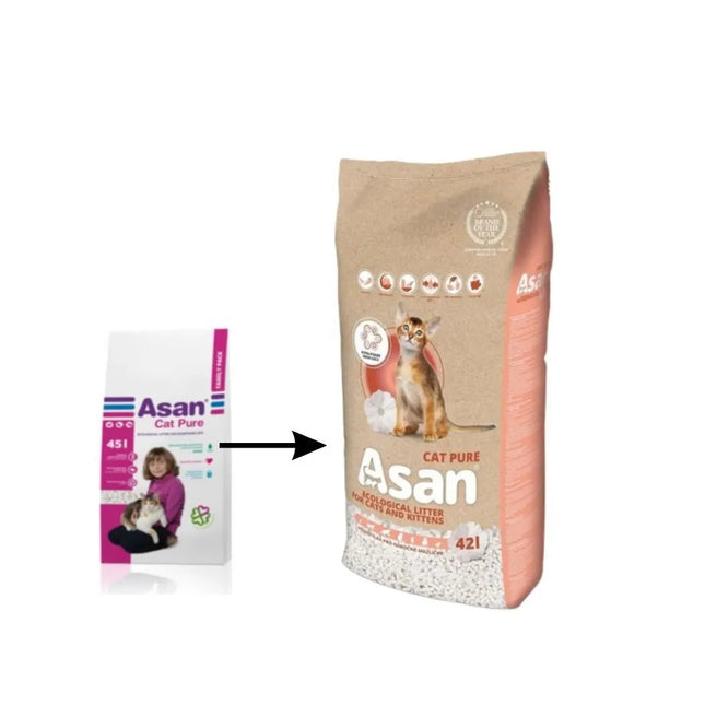 Asan Cat Pure kraikas katėms 42 l