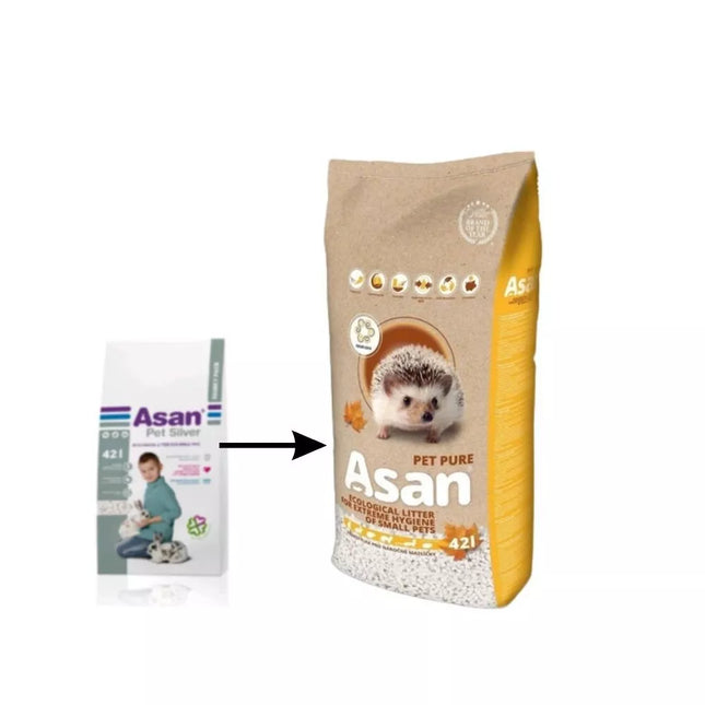 Kraikas graužikams Asan Pet Pure, 42 l