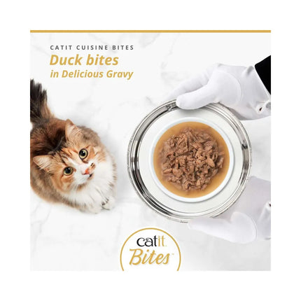 Catit Cuisine Bites konservai katėms su antiena, 75 g
