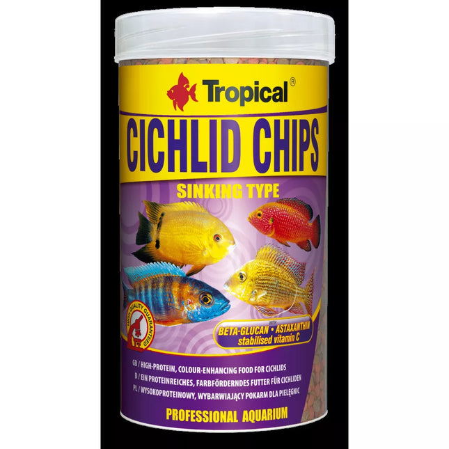 Tropical Cichlid Chips maistas ciklidams 1000 ml