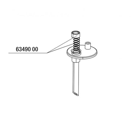 JBL CO2 CountSafe Spring-seal CO2 skaičiuotuvo spyruoklytė