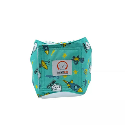 Daugkartinio naudojimo sauskelnės patinams, S, mėtinės spalvos