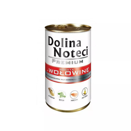 Konservai šunims su jautiena Dolina Noteci Premium 400 g