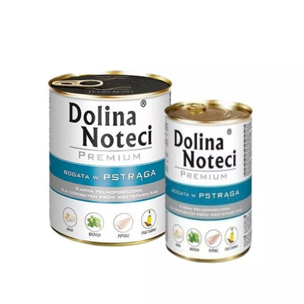 Konservai šunims su upėtakiu Dolina Noteci Premium 400 g