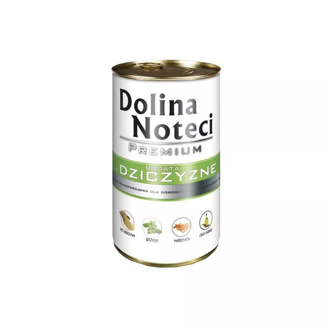 Konservai šunims su žvėriena Dolina Noteci Premium 400 g