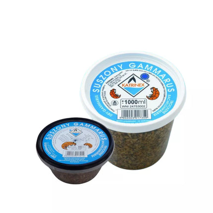 Šoniplaukos (gamarus) džiovintas pašaras žuvims 500 ml