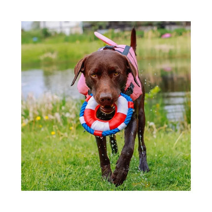 Gelbėjimo liemenė šuniui Sharki L, rožinė, 40 cm