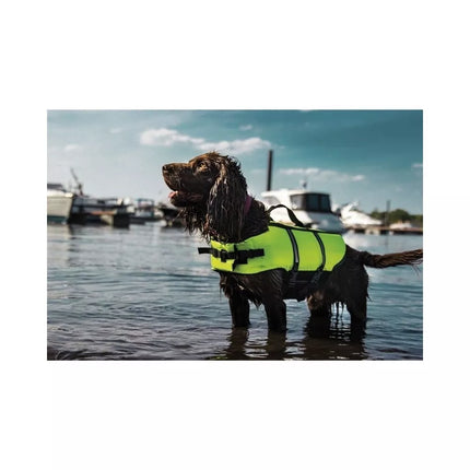 Gelbėjimo liemenė šuniui XL, geltona, 45 cm.