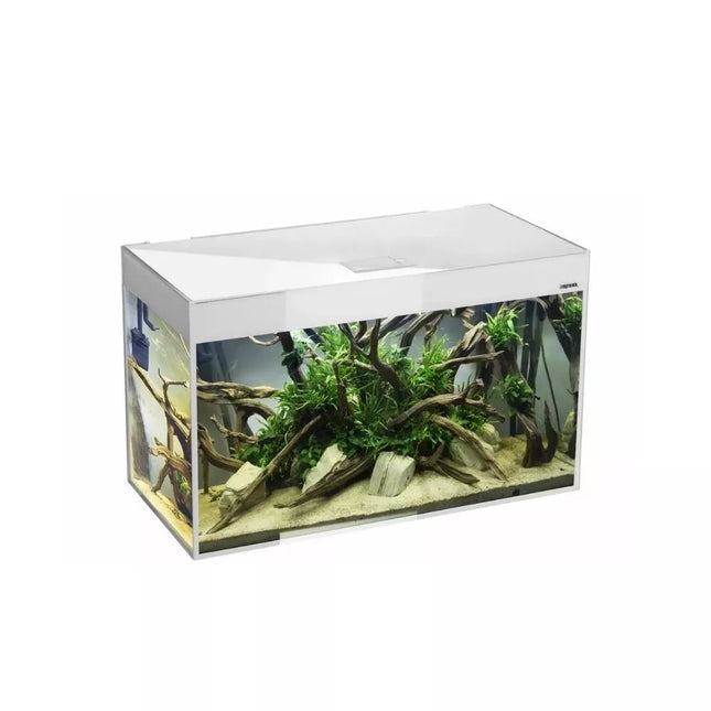 Glossy 120 akvariumas stačiakampis, baltas, 120x40x60 cm