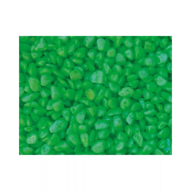 Gruntas akvariumui šviesiai žalias 3-5 mm, 1 kg