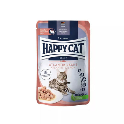 Happy Cat guliašas katėms su lašiša AtlantikLachs, 85 g