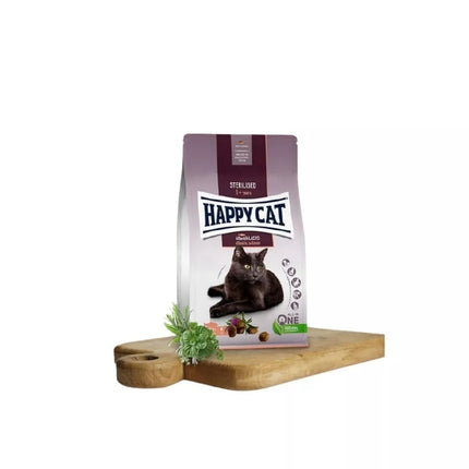 Happy Cat visavertis pašaras sterilizuotoms katėms su lašiša Sterilised Atlantik Lachs, 1,3 kg