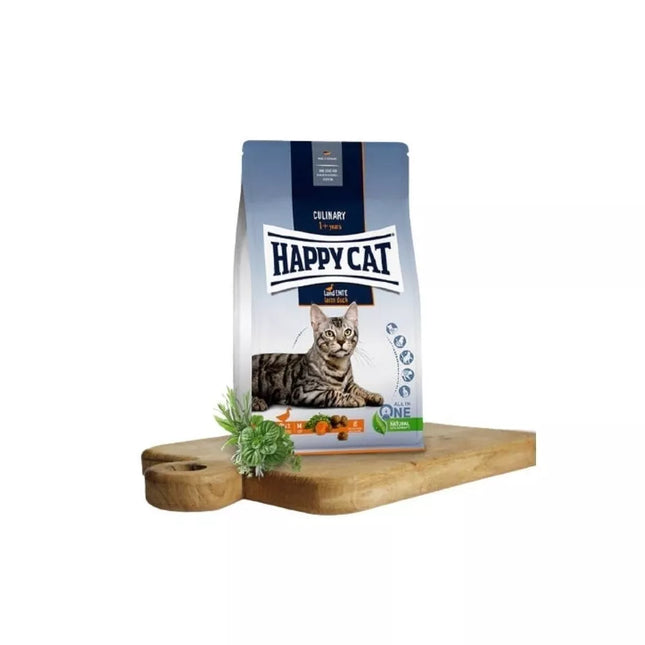 Happy Cat visavertis pašaras suaugusioms katėms su antiena Culinary LandEnte, 4 kg