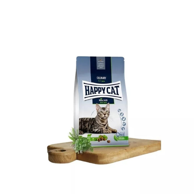 Happy Cat visavertis pašaras suaugusioms katėms su ėriena Culinary WeideLamm, 1,3 kg