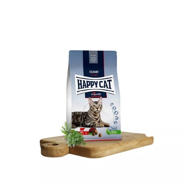 Happy Cat visavertis pašaras suaugusioms katėms su jautiena Culinary VoralpenRind, 300 g