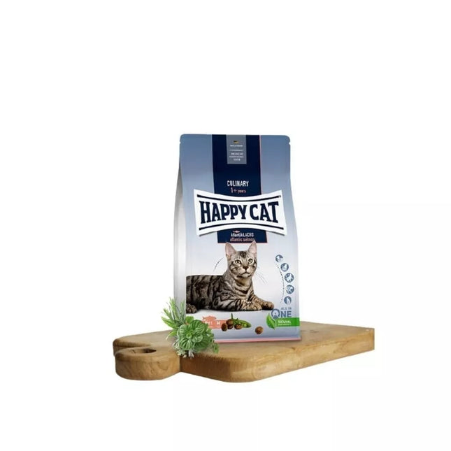 Happy Cat visavertis pašaras suaugusioms katėms su lašiša Culinary AtlantikLachs, 4 kg