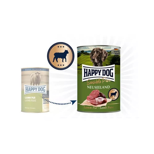Happy Dog Lamm Pur konservai šunims su ėriena, 200 g