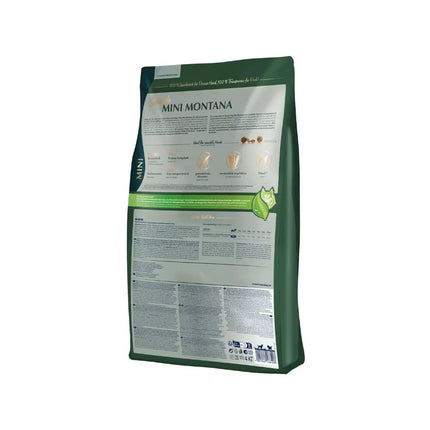 Happy Dog Mini Montana visavertis pašaras suaugusiems mažų veislių šunims su arkliena, 4 kg