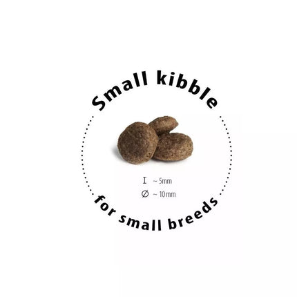 Happy Dog Mini Neuseeland visavertis pašaras mažų veislių suaugusiems šunims su ėriena ir ryžiais, 10 kg