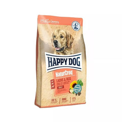Happy Dog visavertis pašaras suaugusiems šunims su lašiša ir ryžiais NaturCroq Lachs&Reis, 4 kg