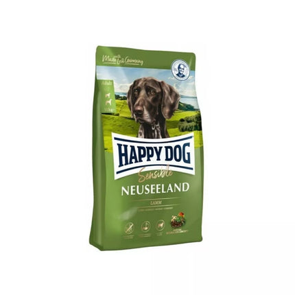 Happy Dog visavertis pašaras suaugusiems šunims su ėriena ir ryžiais Neuseeland 4 kg