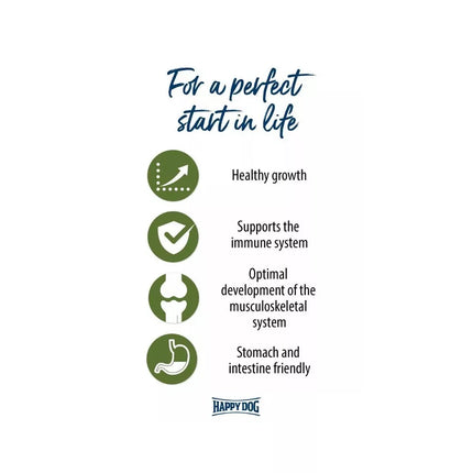 Happy Dog Puppy Lamb&Rice pašaras su ėriena ir ryžiais jauniems šuniukams nuo 1 mėn. iki 6 mėn., 1 kg