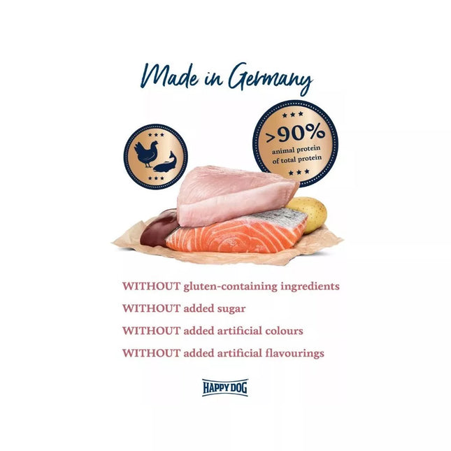 Happy Dog Sensible Puppy Lachs konservai jauniems šuniukams su lašiša, 200 g