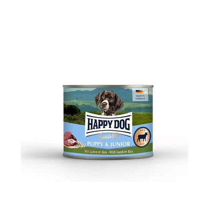 Happy Dog Sensible Puppy Lamm konservai jauniems šuniukams su ėriena, 200 g