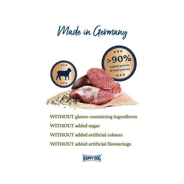 Happy Dog Sensible Puppy Lamm konservai jauniems šuniukams su ėriena, 400 g