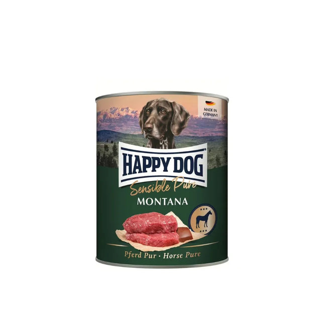 Happy Dog Sensible Pure Montana konservai šunims su arkliena, 800 g