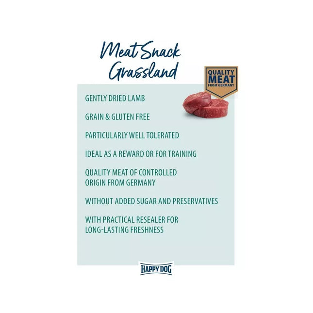 Happy Dog skanėstas šunims su ėriena Meat Snack Lüneburger Heide, 75 g