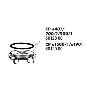 Rotoriaus dangtelis išoriniams filtrams JBL CristalProfi e400/700/900/1