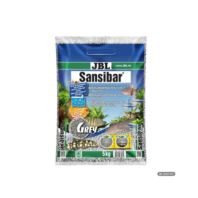 JBL Gruntas Sansibar Grey 5 kg (0,2-0,6 mm), pilkas
