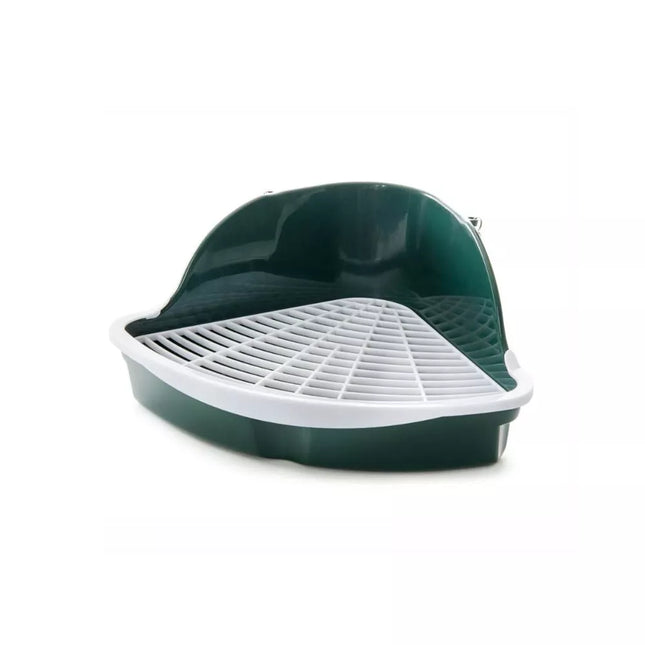 Kampinis tualetas graužikams su tinkleliu, 25x25x34 cm