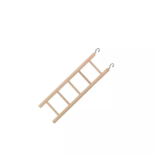 Žaislas paukščiams medinės kopėtėlės, 5 pakopos, 22x7 cm