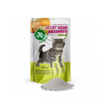 Kvapų neutralizatorius kačių tualetams, citrinų kvapo, 450 g