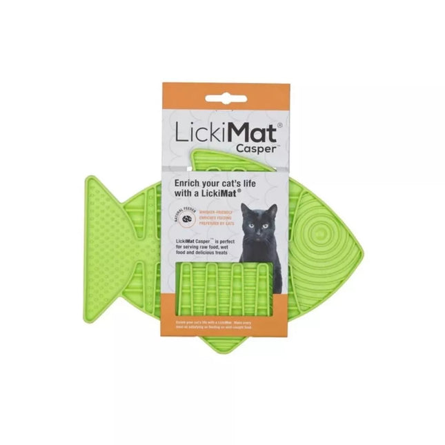 Laižymo kilimėlis LickiMat Cat Casper, žalias