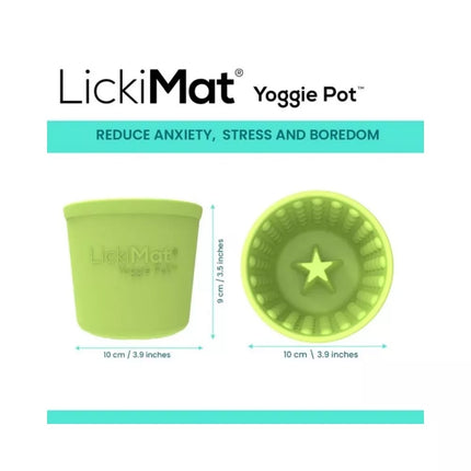 Laižymo puodelis LickiMat Dog Yoggie Pot, violetinis