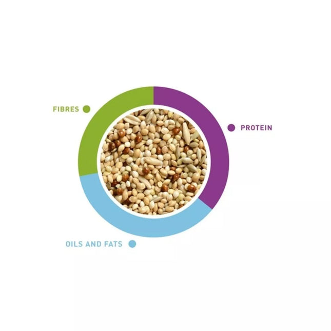 Maistas banguotoms papūgoms NaturalMix, 1kg