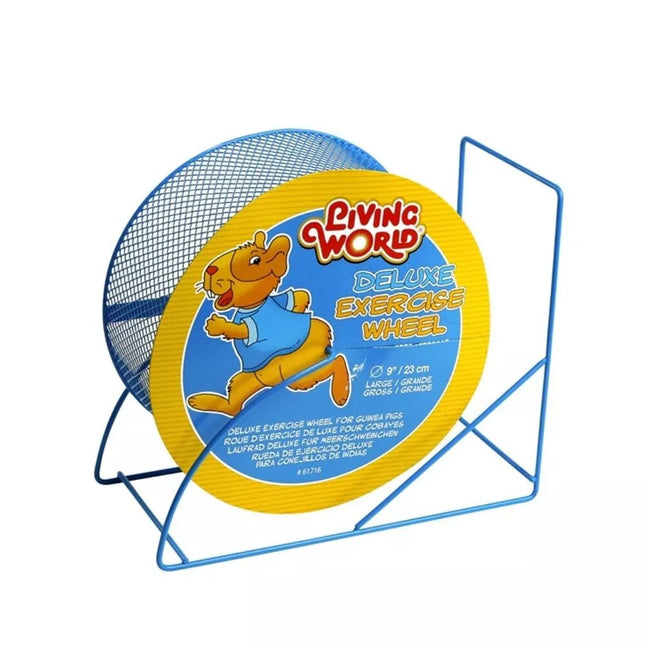 Metalinis ratas graužikams, mėlynas, 23 cm