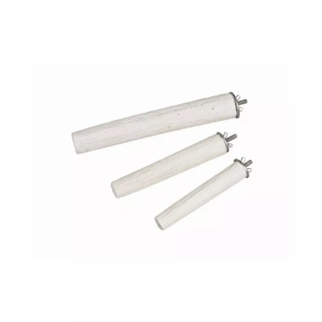 Lakta paukščiams iš mineralinio akmens, Mineral Stones (balta) 12,5 cm