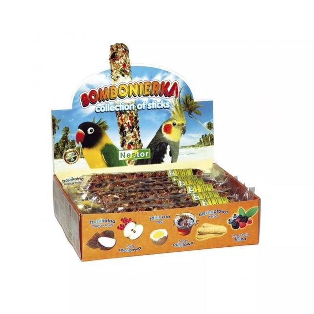 Bombonierka gardėsiai vidutinėms papūgoms 12 vnt.