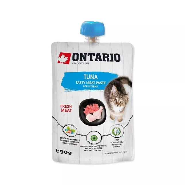 Ontario drėgnas jaunų kačiukų maistas su tunu, 90 g