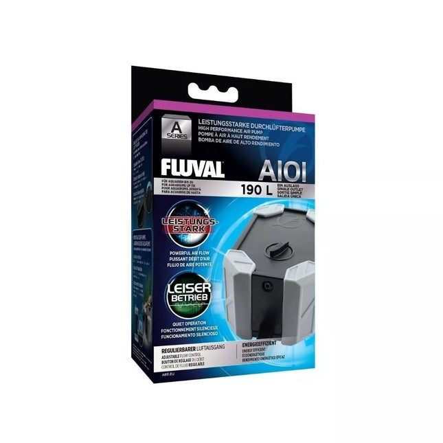 Oro pompa Fluval Air 101, 2,8 W, 90-110 l/val, iki 190 l akvariumams