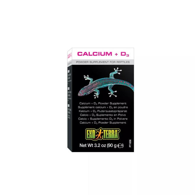 Pašaro papildas ropliams Exoterra Calcium+Vitamin D3, 90 g