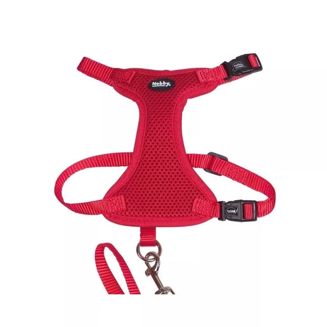 Petnešos katėms Mesh S-M, raudonos