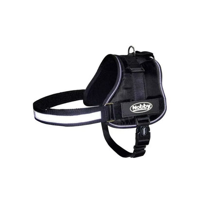 Petnešos šunims Seguro, M, 60-75 cm, juodos